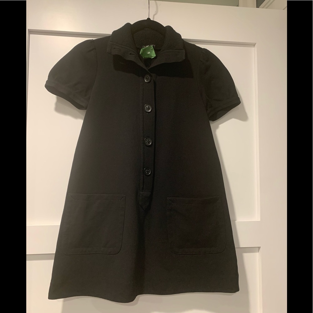 Theory High Neck Buttoned Tunic Dress Sz 4